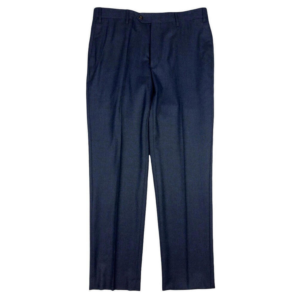 Corneliani Virgin Wool Dress Pant Trousers Blue Size 50 -6  EU | 34 W